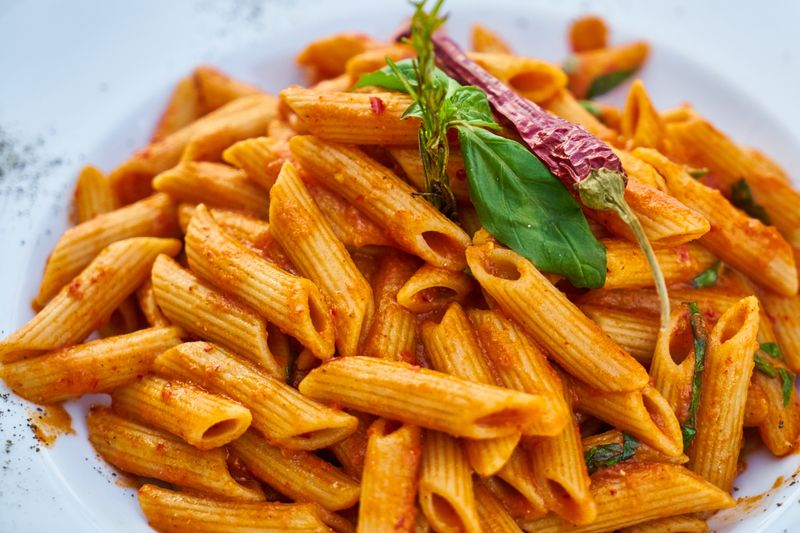 Penne Arrabbiata spicy tomato pasta