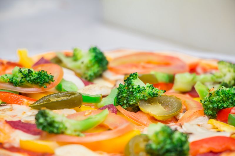 Spicy Diavola pizza with chilli and salami